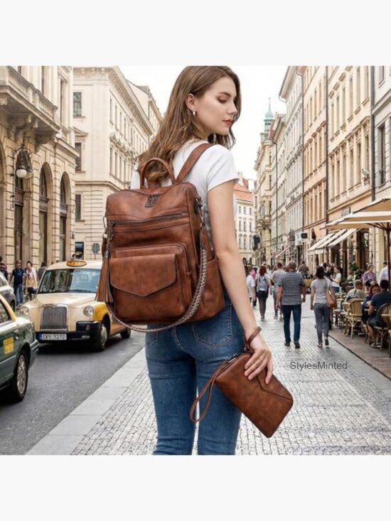 Fashion Convertible Backpack Purse - Lightweight Travel Handbag main image 7